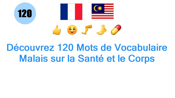 Découvrez 120 Mots de Vocabulaire Malais sur la Santé et le Corps